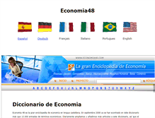 Tablet Screenshot of economia48.com
